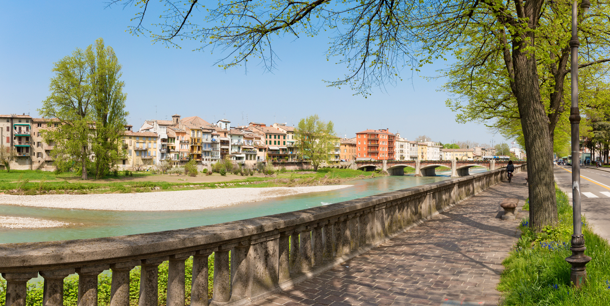 Parma - The Riverside of Parma river.